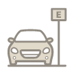 Ícono de estacionamiento privado